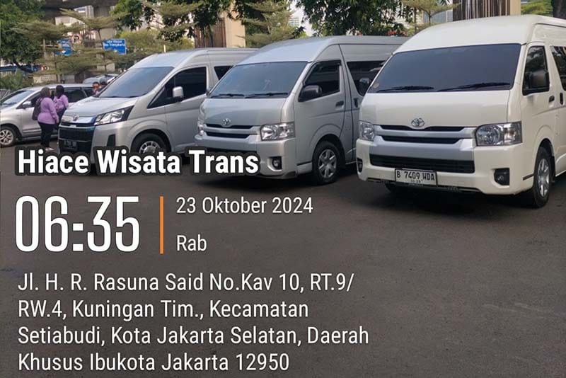 Sewa Hiace Murah Jakarta