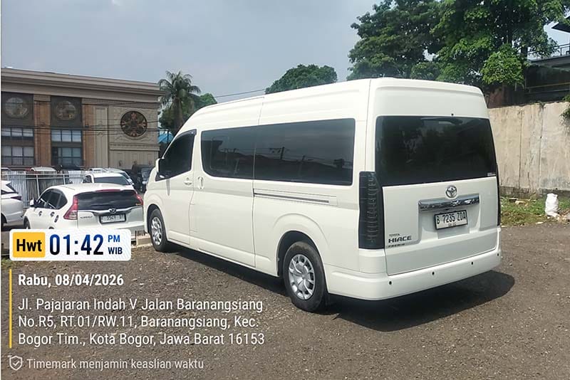 Sewa Hiace Jatiwarna